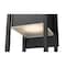 Z-Lite Barwick 1 Light Outdoor Wall Sconce, Black & Etched 585B-BK-LED - alternate 7